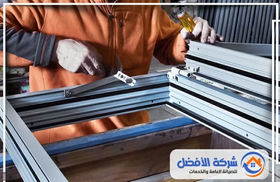 معلم المنيوم أبواب وشبابيك بالمدينة المنورة 