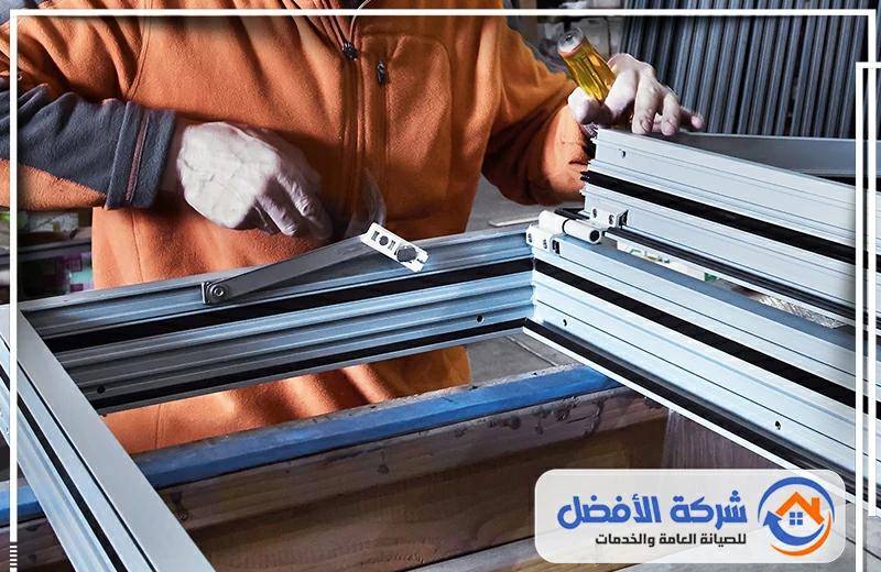 معلم المنيوم أبواب وشبابيك بالمدينة المنورة 