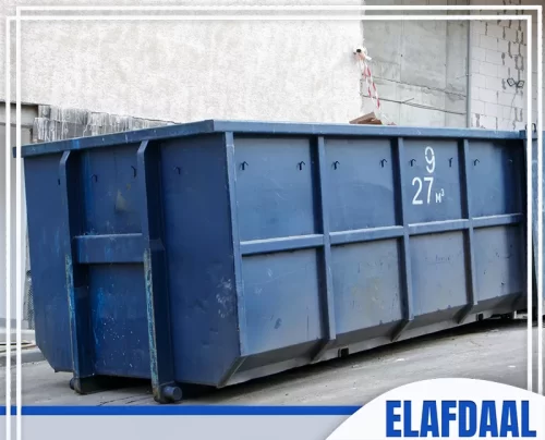 تأجير حاويات مخلفات الترميم والردم مع النقل يومي