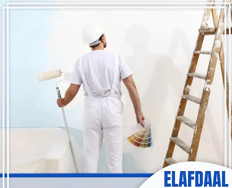 تطبيق دهانات خارجية للواجهات مع اختيار خامات مناسبة للعوامل الجوية